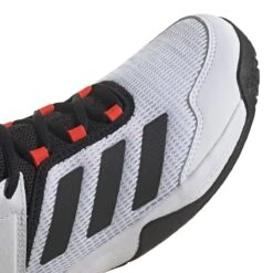 Adidas Ubersonic 4 Junior Tennis Shoe (White/Black/Red) -Head Store GW2997 9 FOOTWEAR Photography DetailView2 white