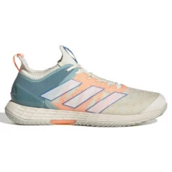 Head Store 19 Adidas Adizero Ubersonic 4 Parley Men's Tennis Shoes (White/Beam Orange)