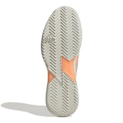 Adidas Adizero Ubersonic 4 Parley Men's Tennis Shoes (White/Beam Orange) -Head Store GX9623 4 FOOTWEAR Photography BottomView white