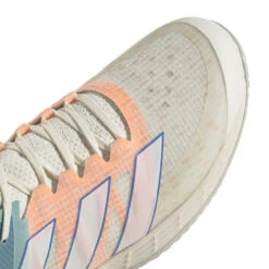 Adidas Adizero Ubersonic 4 Parley Men's Tennis Shoes (White/Beam Orange) -Head Store GX9623 8 FOOTWEAR Photography DetailView1 white