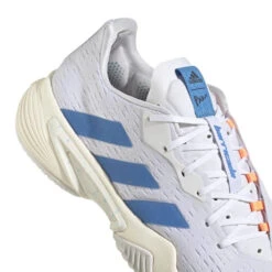 Adidas Barricade Parley Men's Tennis Shoe (White/Blue) -Head Store GY1369 8 FOOTWEAR Photography DetailView1 white