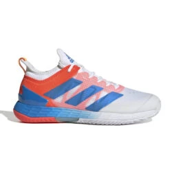 Head Store 17 Adidas Adizero Ubersonic 4 Men's Tennis Shoe (White/Blue/Red)