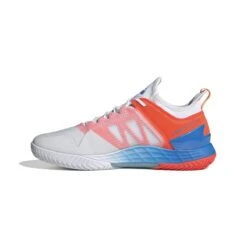 Adidas Adizero Ubersonic 4 Men's Tennis Shoe (White/Blue/Red) -Head Store GY3317 5 FOOTWEAR Photography SideMedialCenterView white