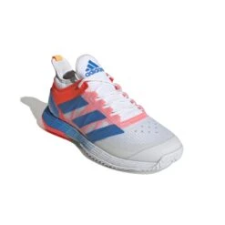 Adidas Adizero Ubersonic 4 Men's Tennis Shoe (White/Blue/Red) -Head Store GY3317 6 FOOTWEAR Photography FrontLateralTopView white