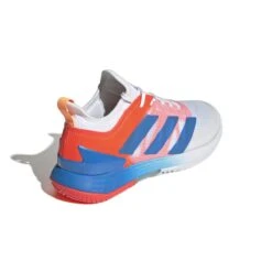 Adidas Adizero Ubersonic 4 Men's Tennis Shoe (White/Blue/Red) -Head Store GY3317 7 FOOTWEAR Photography BackLateralTopView white