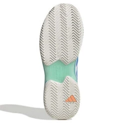 Adidas CourtJam Control Men's Tennis Shoe (Mint/Blue/White) -Head Store GY4002 4 FOOTWEAR Photography BottomView white