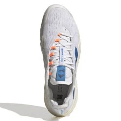 Adidas Barricade Parley Men's Tennis Shoe (White/Blue) -Head Store GY4017 2 FOOTWEAR Photography TopPortraitView white aa310a38 0adb 4b44 a3b6 82821260dd18