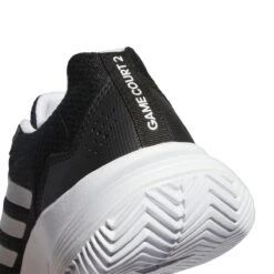 Adidas GameCourt 2 Women's Tennis Shoe (Black/White) 15 Adidas GameCourt 2 Women's Tennis Shoe (Black/White) -Head Store GZ0694 9 FOOTWEAR Photography DetailView2 white