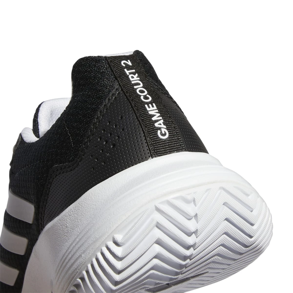 Adidas GameCourt 2 Women's Tennis Shoe (Black/White) 8 Adidas GameCourt 2 Women's Tennis Shoe (Black/White) - Image 8