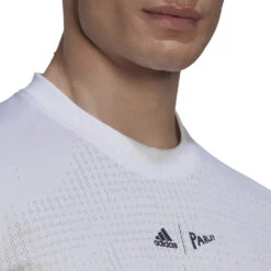 Adidas Men's London Top (White/Yellow) -Head Store HC8540 7 APPAREL OnModel DetailView1 white