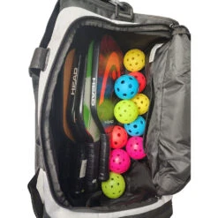 Head Novak Djokovic Duffel Bag (White/Black) 11 Head Novak Djokovic Duffel Bag (White/Black) -Head Store HEAD Djokovic Duffel PB 2