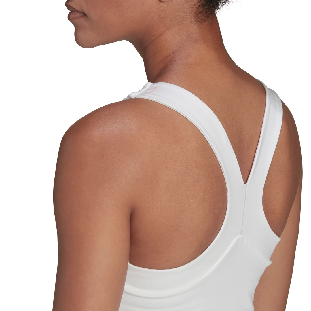 Adidas Women's Tennis Y-Tank Top (White) 6 Adidas Women's Tennis Y-Tank Top (White) - Image 6