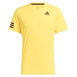 Adidas Men's Club 3 Stripes Top (Yellow)