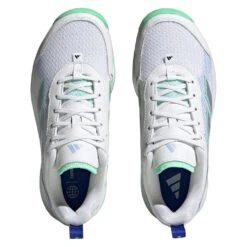 Adidas AvaFlash Women's Tennis Shoe (White/Blue) -Head Store HP5272 3 FOOTWEAR Photography TopPortraitView transparent 1