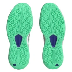 Adidas AvaFlash Women's Tennis Shoe (White/Blue) -Head Store HP5272 4 FOOTWEAR Photography BottomView transparent 1