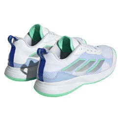 Adidas AvaFlash Women's Tennis Shoe (White/Blue) -Head Store HP5272 7 FOOTWEAR Photography BackLateralTopView transparent 1