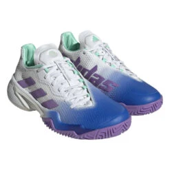 Adidas Barricade Women's Tennis Shoe (Blue/Purple) -Head Store HP7417 6 FOOTWEAR Photography FrontLateralTopView transparent