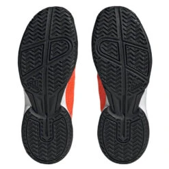 Adidas Ubersonic 4 Junior Tennis Shoe (Red) -Head Store HP9698 4 FOOTWEAR Photography BottomView transparent