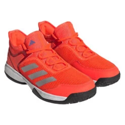 Adidas Ubersonic 4 Junior Tennis Shoe (Red) -Head Store HP9698 6 FOOTWEAR Photography FrontLateralTopView transparent