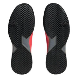 Adidas Adizero Ubersonic 4 Men's Tennis Shoe (Red) -Head Store HQ8379 3 FOOTWEAR Photography BottomView transparent