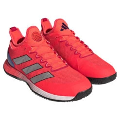 Adidas Adizero Ubersonic 4 Men's Tennis Shoe (Red) -Head Store HQ8379 5 FOOTWEAR Photography FrontLateralTopView transparent