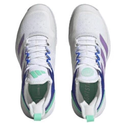 Adidas Adizero Ubersonic 4 Women's Tennis Shoe (White) -Head Store HQ8390 3 FOOTWEAR Photography TopPortraitView transparent 1
