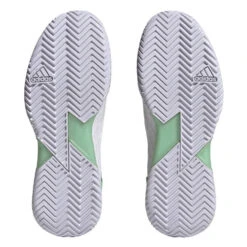 Adidas Adizero Ubersonic 4 Women's Tennis Shoe (White) -Head Store HQ8390 4 FOOTWEAR Photography BottomView transparent 1