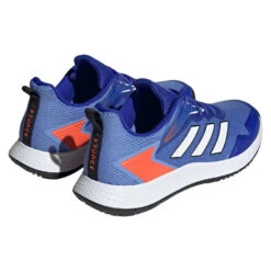 Adidas Defiant Speed Men's Tennis Shoe (Blue/White) -Head Store HQ8455 7 FOOTWEAR Photography BackLateralTopView transparent
