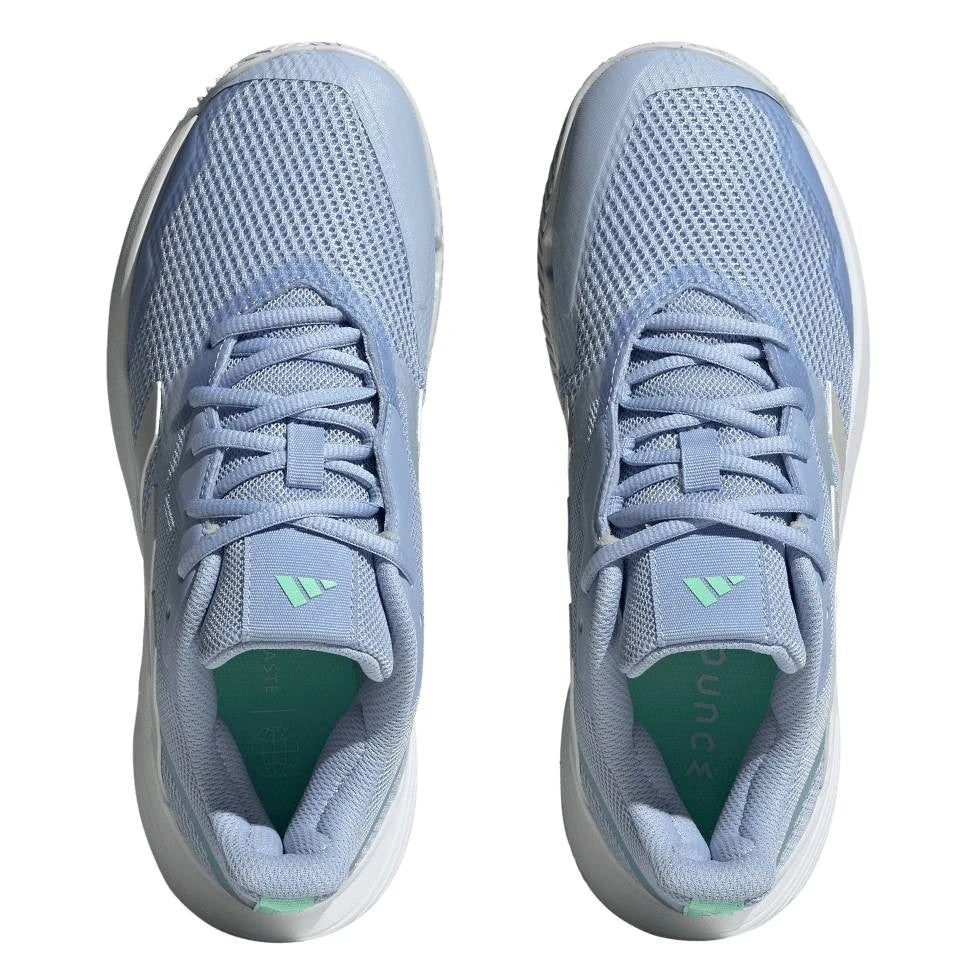 Adidas CourtJam Control Women's Tennis Shoe (Blue/White) 5 Adidas CourtJam Control Women's Tennis Shoe (Blue/White) - Image 5