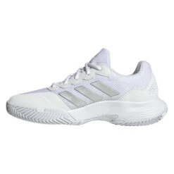 Adidas GameCourt 2 Women's Tennis Shoe (White) -Head Store HQ8476 5 FOOTWEAR Photography SideMedialCenterView transparent