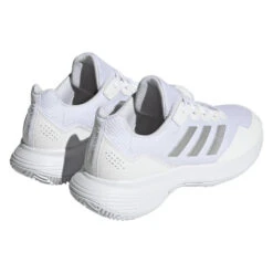 Adidas GameCourt 2 Women's Tennis Shoe (White) -Head Store HQ8476 7 FOOTWEAR Photography BackLateralTopView transparent