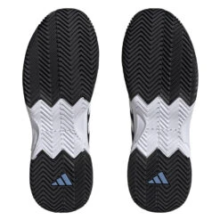 Adidas GameCourt 2 Men's Tennis Shoe (Black/White) 13 Adidas GameCourt 2 Men's Tennis Shoe (Black/White) -Head Store HQ8478 4 FOOTWEAR Photography BottomView transparent