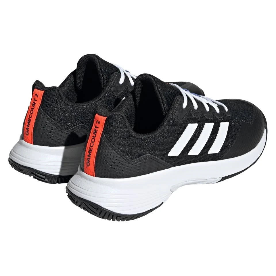 Adidas GameCourt 2 Men's Tennis Shoe (Black/White) 4 Adidas GameCourt 2 Men's Tennis Shoe (Black/White) - Image 4
