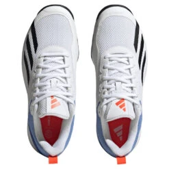 Adidas Courtflash Speed Men's Tennis Shoe (White/Black) -Head Store HQ8481 3 FOOTWEAR Photography TopPortraitView transparent