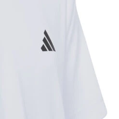 Adidas Boy's 3 Stripe Club Top (White) -Head Store HR4287 5 APPAREL Photography DetailView2 transparent