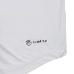 Adidas Boy's 3 Stripe Club Top (White) -Head Store HR4287 6 APPAREL Photography DetailView3 transparent