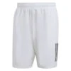 Adidas Men's Club 3 Stripe 7-inch Short (White)