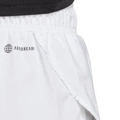 Adidas Women's Club Shorts (White) -Head Store HZ4192 6 APPAREL OnModel DetailView1 transparent