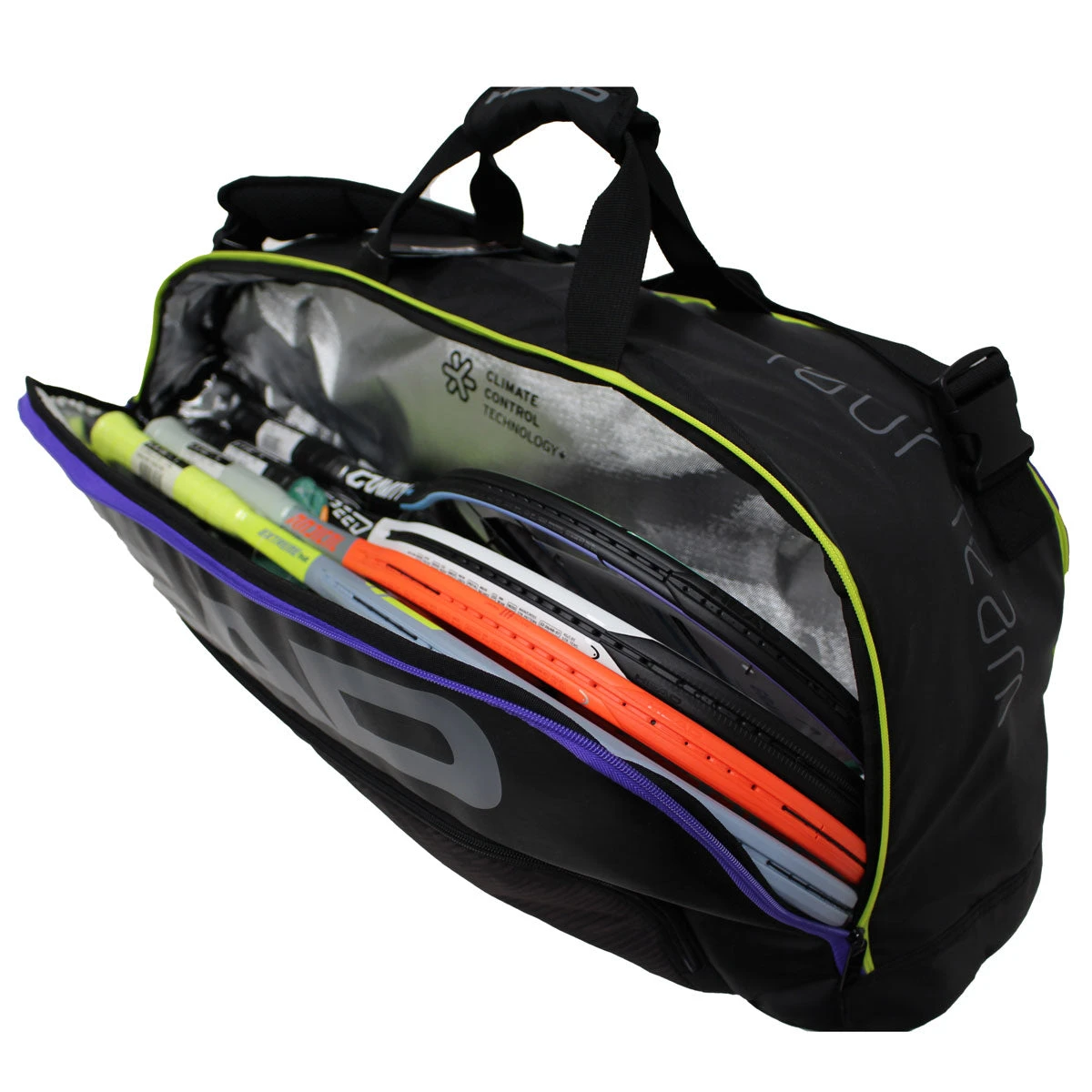 Head Tour Team Combi 6 Pack Racquet Bag (Black/Purple) 4 Head Tour Team Combi 6 Pack Racquet Bag (Black/Purple) - Image 4
