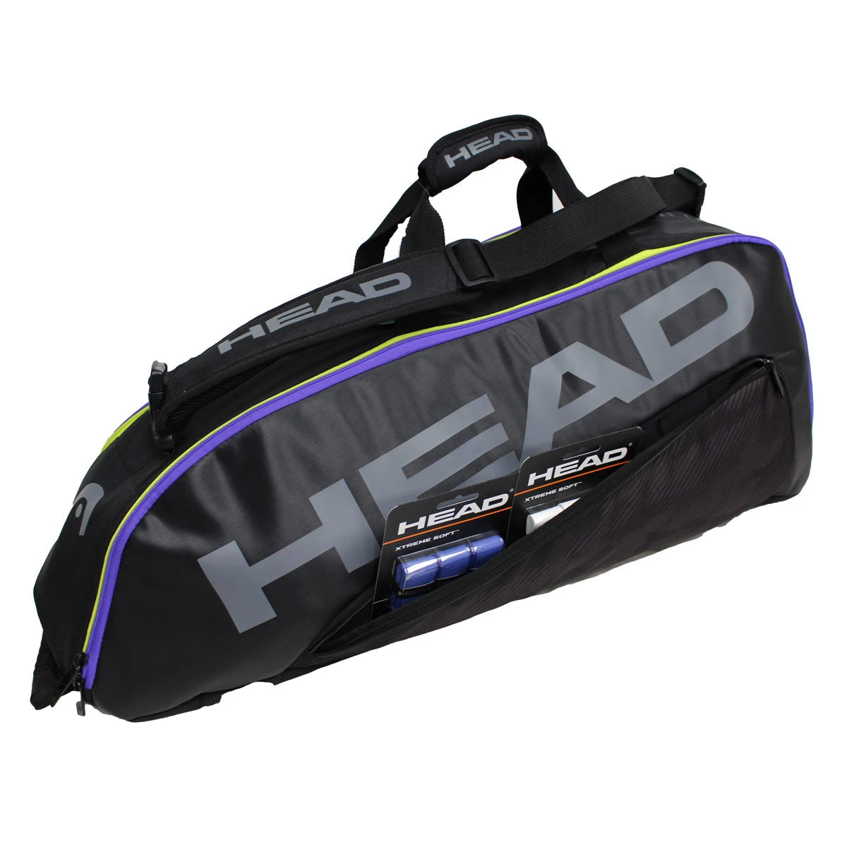 Head Tour Team Combi 6 Pack Racquet Bag (Black/Purple) 2 Head Tour Team Combi 6 Pack Racquet Bag (Black/Purple) - Image 2