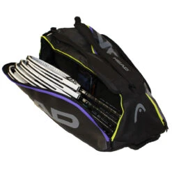 Head Tour Team Supercombi 9 Pack Racquet Bag (Black/Purple) -Head Store Head 9 SuperCombi 2