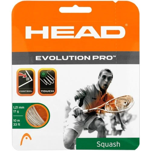 Head Evolution Pro 17 Squash String (White) 1 Head Evolution Pro 17 Squash String (White)