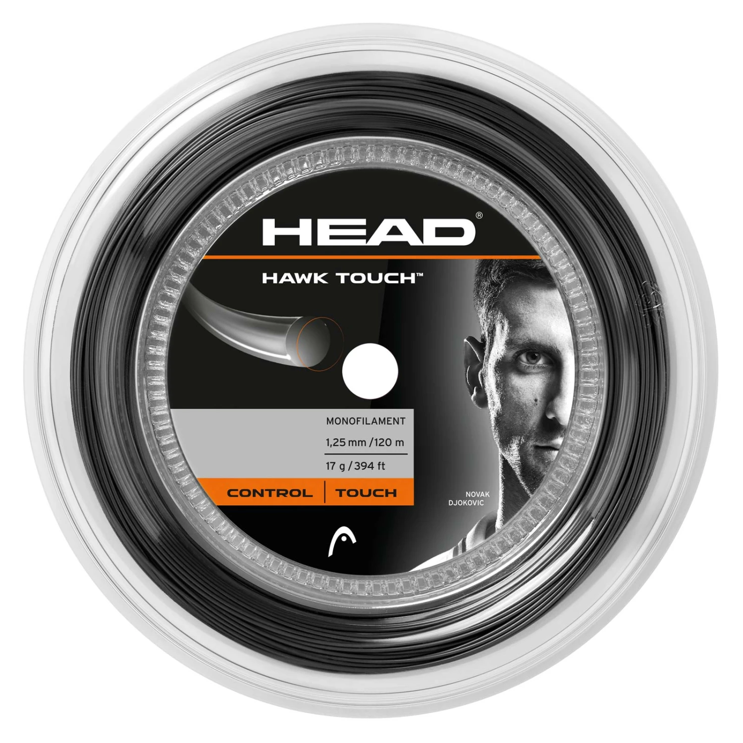 Head Hawk Touch 18/1.20 Tennis String Mini Reel (Anthracite) 1 Head Hawk Touch 18/1.20 Tennis String Mini Reel (Anthracite)