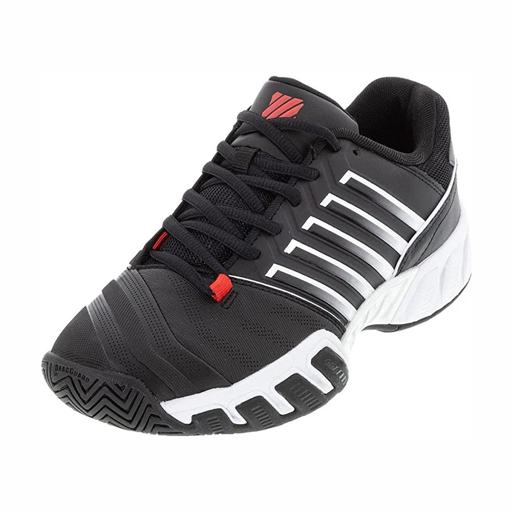 K-Swiss BigShot Light 4 Men's Tennis Shoe (Black/White/Red) 2 K-Swiss BigShot Light 4 Men's Tennis Shoe (Black/White/Red) - Image 2