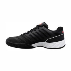K-Swiss BigShot Light 4 Men's Tennis Shoe (Black/White/Red) 6 K-Swiss BigShot Light 4 Men's Tennis Shoe (Black/White/Red) -Head Store K SwissBigShotLight4Black3
