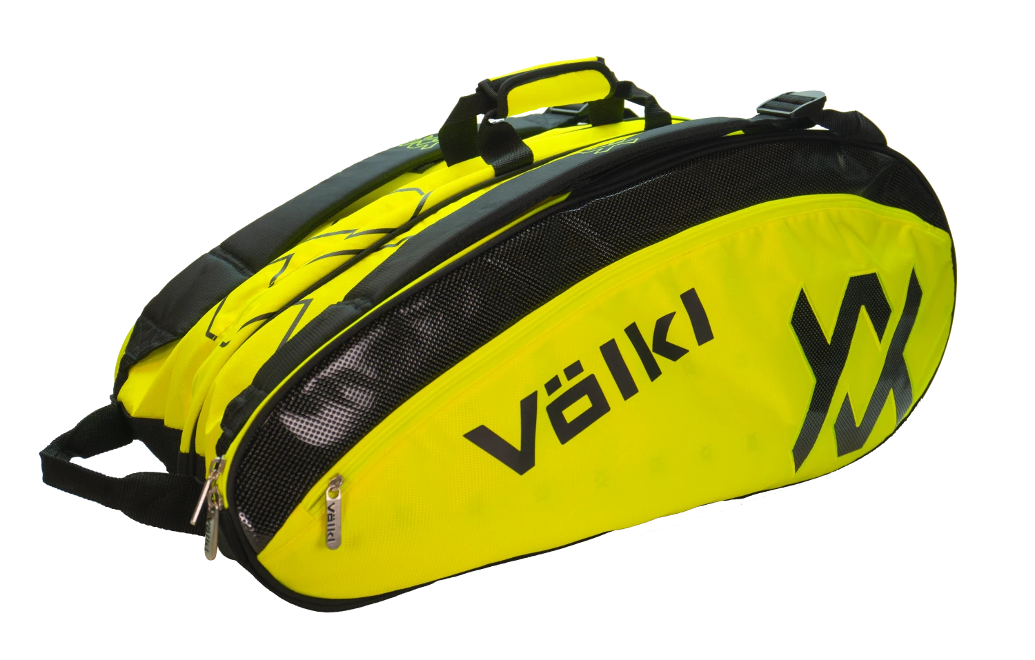 Volkl Tour Mega 9 Pack Racquet Bag (Neon Yellow/Black) 1 Volkl Tour Mega 9 Pack Racquet Bag (Neon Yellow/Black)