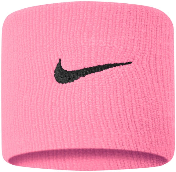 Nike Swoosh Wristbands (Pink/Grey) 1 Nike Swoosh Wristbands (Pink/Grey)