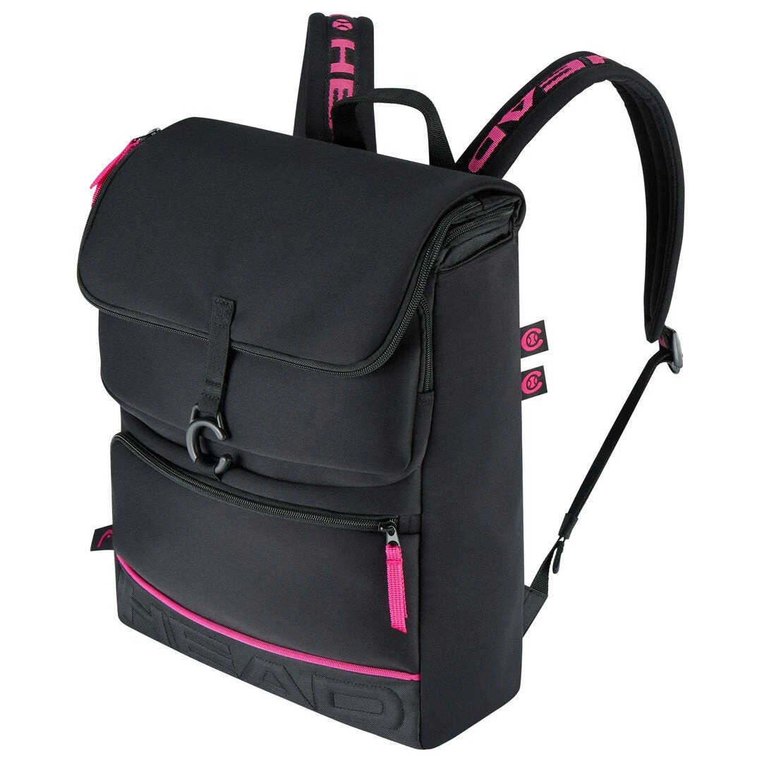 Head Coco Backpack Racquet Bag (Black/Pink) 1 Head Coco Backpack Racquet Bag (Black/Pink)