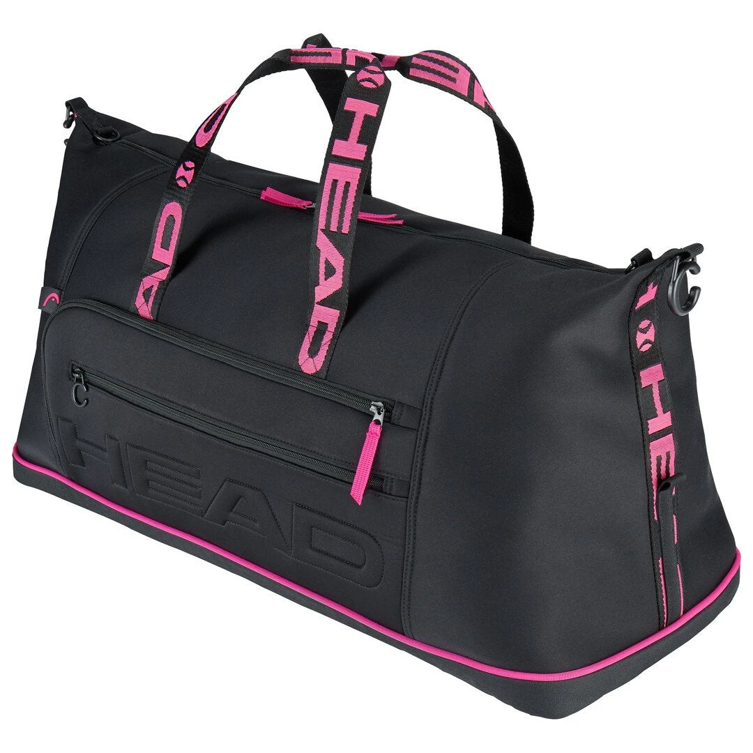 Head Coco Duffel 8 Pack Racquet Bag (Black/Pink) 2 Head Coco Duffel 8 Pack Racquet Bag (Black/Pink) - Image 2