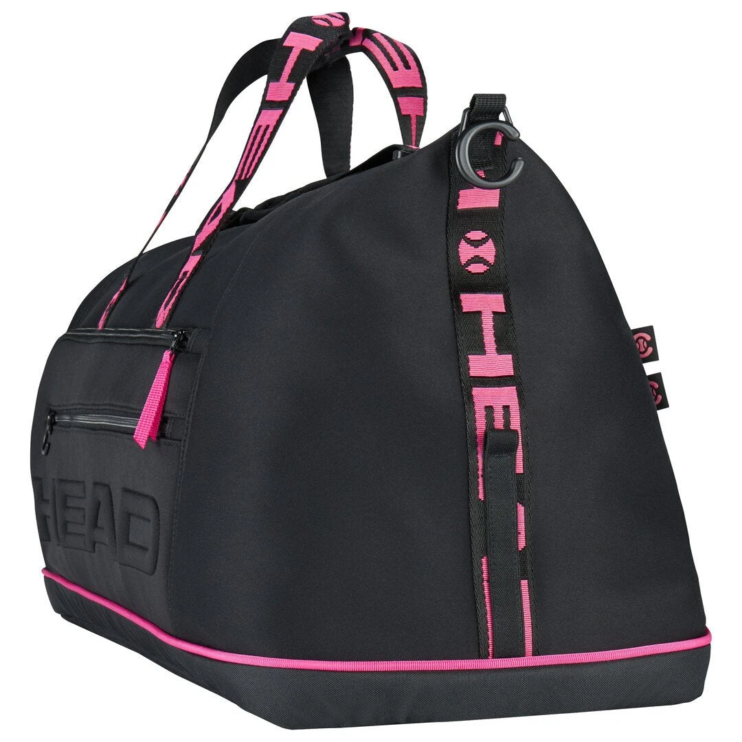 Head Coco Duffel 8 Pack Racquet Bag (Black/Pink) 3 Head Coco Duffel 8 Pack Racquet Bag (Black/Pink) - Image 3